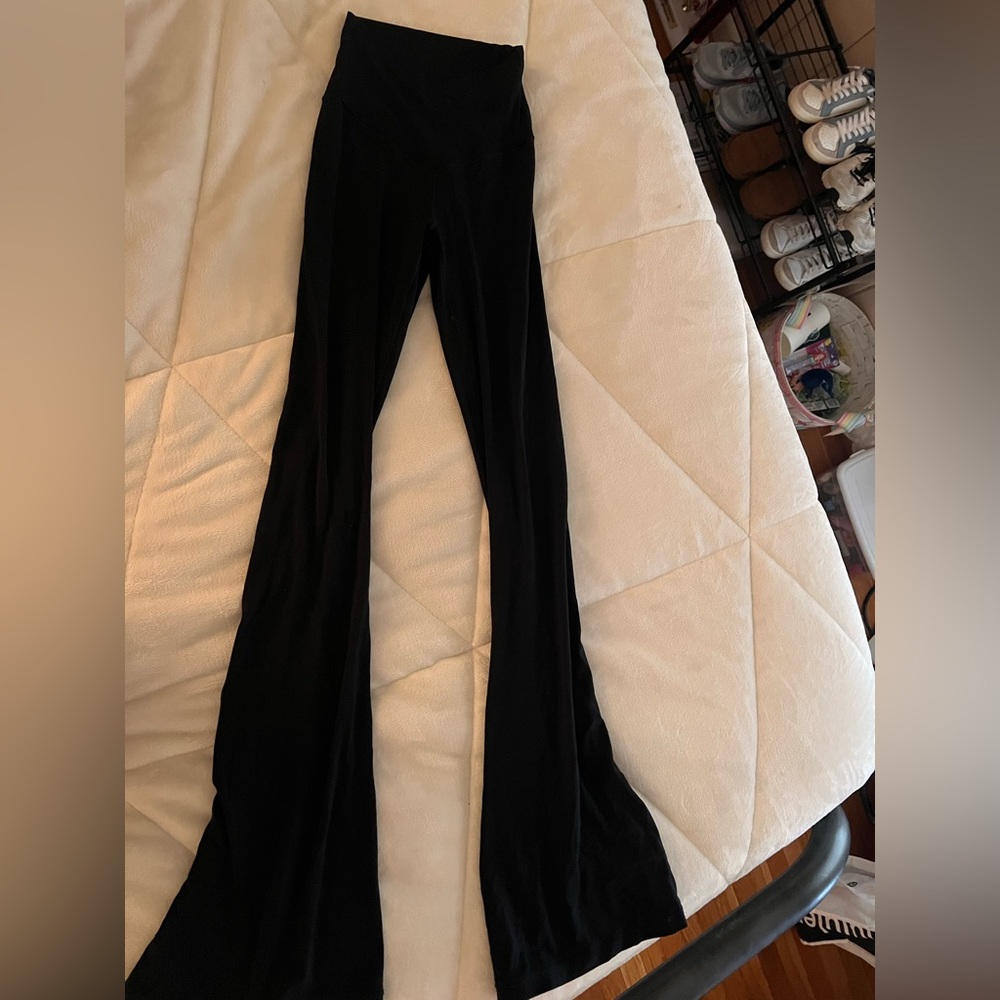 Black Flared Leggings